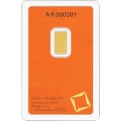 Goldbarren Valcambi 0,5 Gramm (Blistercard) 2