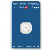 Palladiumbarren 1 Gramm Argor-Heraeus 2