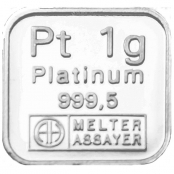 1 Gramm Platinbarren Argor-Heraeus 3