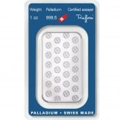 Palladiumbarren 1 oz Argor-Heraeus 2