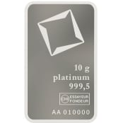 Platinbarren 10 Gramm Valcambi 3