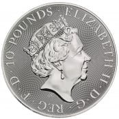 Queen's Black Bull 10 oz Silber 2019 2