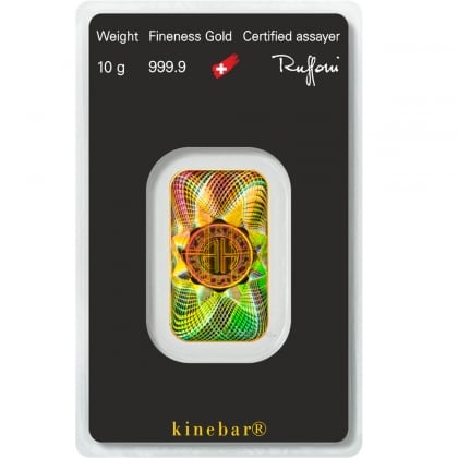 Goldbarren kinebar™ 10 g Argor-Heraeus