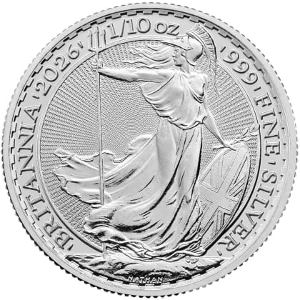 Britannia 1/10 oz Silber 2026