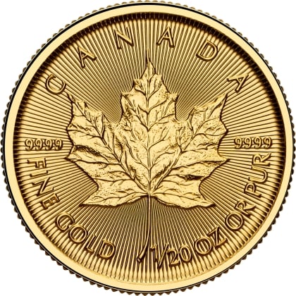 Maple Leaf 1/20 oz Gold 2026