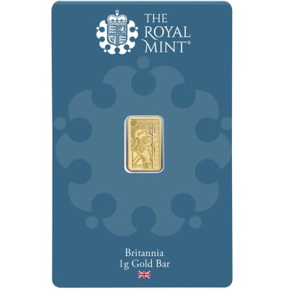 Goldbarren 1 Gramm Britannia