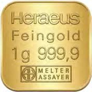 Goldbarren 1 Gramm Heraeus