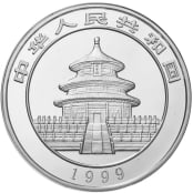 China Panda 1 kg Silber 1999 2