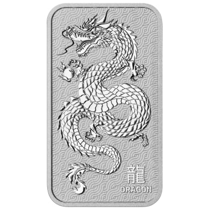 Drache 1 oz Silber Rectangle