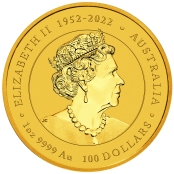 Lunar III -  Drache 1 oz Gold 2024 2