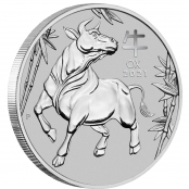 Lunar III -  Ochse 1 oz Platin 2021 3