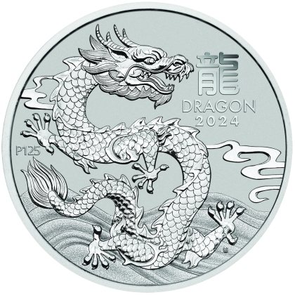 Lunar III -  Drache 1 oz Platin 2024