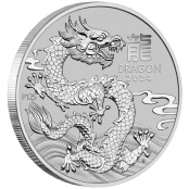 Lunar III -  Drache 1 oz Platin 2024 3