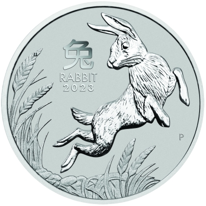 Lunar III -  Hase 1 oz Platin 2023