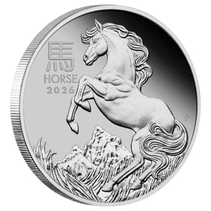 Lunar III - Pferd 1 oz Platin 2026 Proof