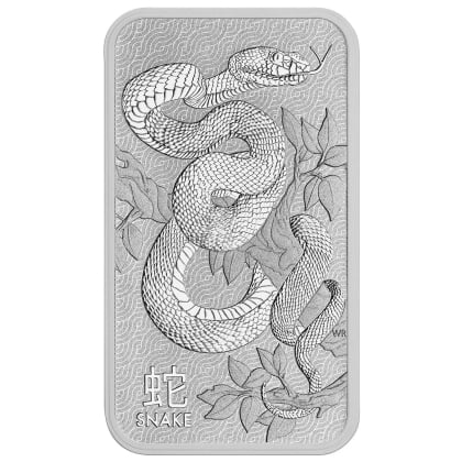 Schlange 1 oz Silber Rectangle
