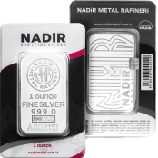Silberbarren 1 oz Nadir Metal Rafineri 3