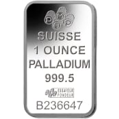Palladiumbarren 1 oz PAMP Suisse 2