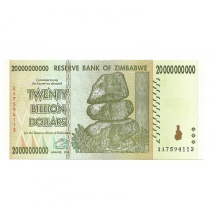 Fiat Money - 20 Billion Dollars