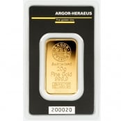 Goldbarren Argor-Heraeus 20 Gramm 2