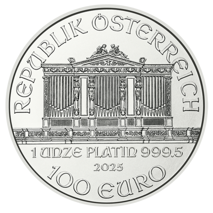 Philharmoniker 1 oz Platin 2025