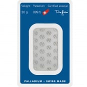 Palladiumbarren 20 Gramm Argor-Heraeus 2