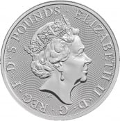 Queen's Beasts Unicorn 2 oz Silber 2018 2