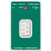 Platinbarren 5 Gramm Argor-Heraeus 2