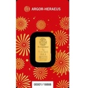 Goldbarren Argor-Heraeus 5 Gramm Pferd 2