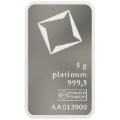 Platinbarren 5 Gramm Valcambi 3