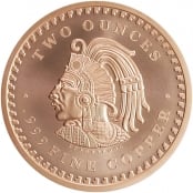Aztekenkalender 2 oz Kupfer 2