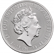 Queen's Beasts Completer Coin 1 oz Platin 2022 2