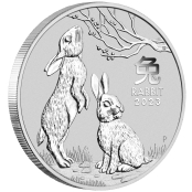 Lunar III - Hase 1/2 oz Silber 2023 3