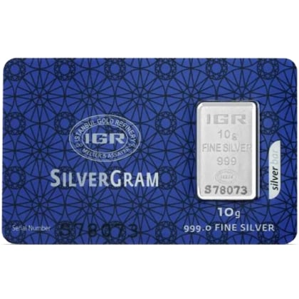 Silberbarren 10 g Istanbul Gold Refinery