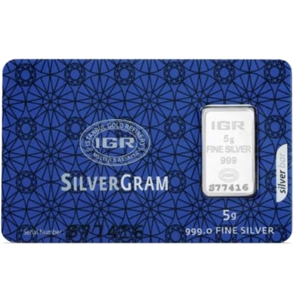 Silberbarren 5 g Istanbul Gold Refinery