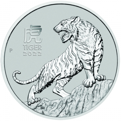 Lunar III - Tiger 1 oz Platin 2022