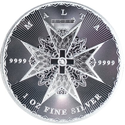 Malteserkreuz 1 oz Silber 2025