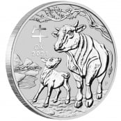 Lunar III - Ochse 2 oz Silber 2021 3