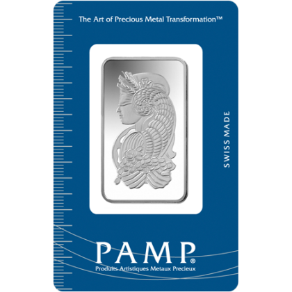 Silberbarren 20 g PAMP Suisse