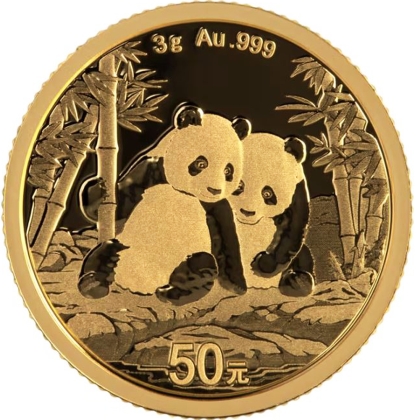 Panda 3 Gramm Gold 2026