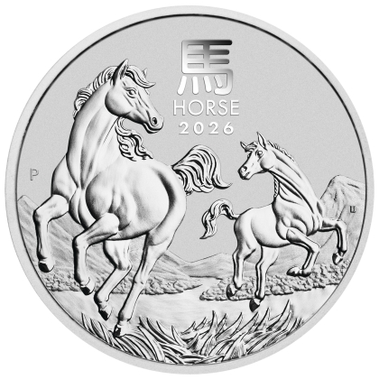 Lunar III - Pferd 1/2 oz Silber 2026