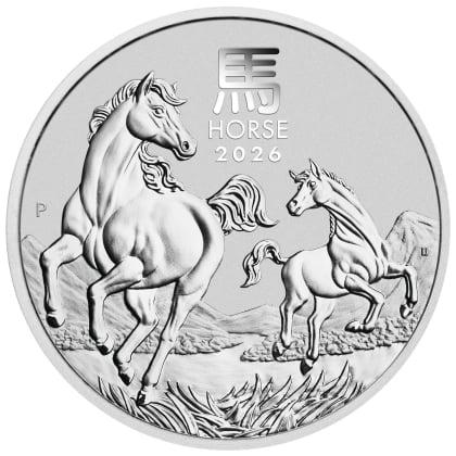 Lunar III - Pferd 1 oz Silber 2026
