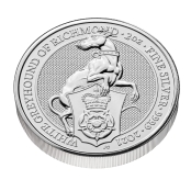 Queen's Beasts White Greyhound 2 oz Silber 2021 3