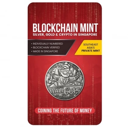 Wallstreetbets 1 oz Silber (Antik-Optik)