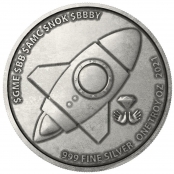 Wallstreetbets 1 oz Silber (Antik-Optik) 3